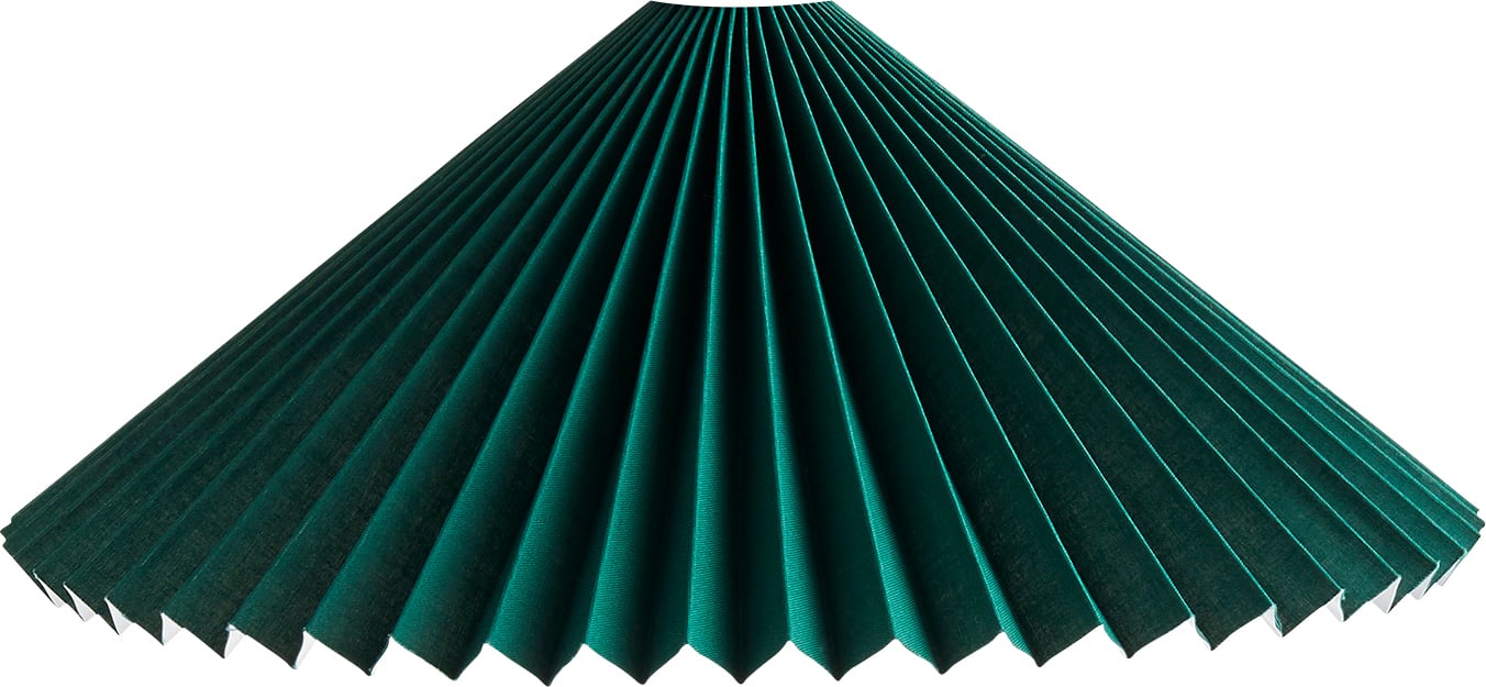 Klosz do lampy Matin 38 cm ciemnozielony