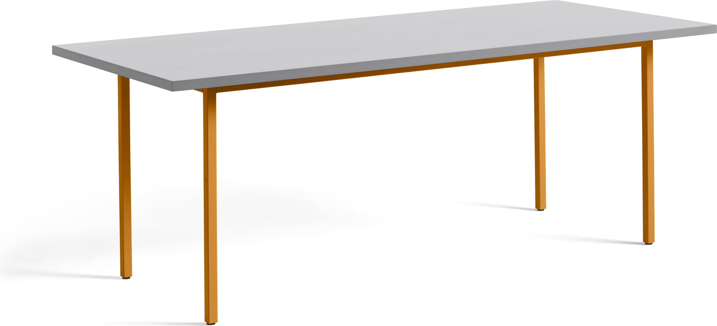 Stół Two-Colour 200 x 90 cm szaro-pomarańczowy