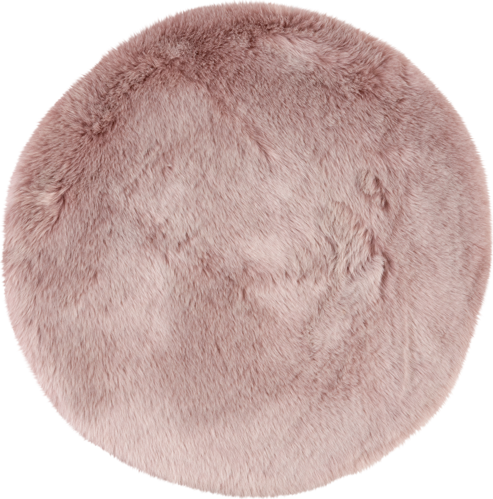 Dywan Samba okrągły 80 cm pudrowy róż