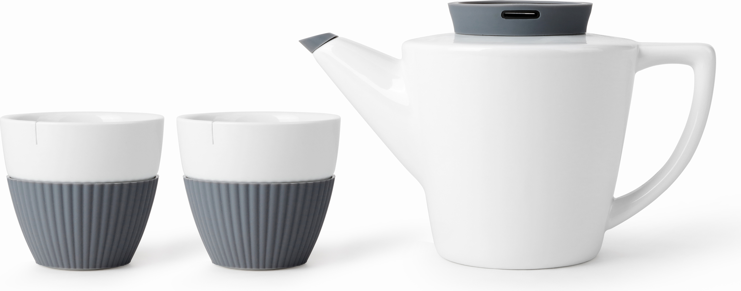 Zestaw do herbaty Infusion szary 3 el.