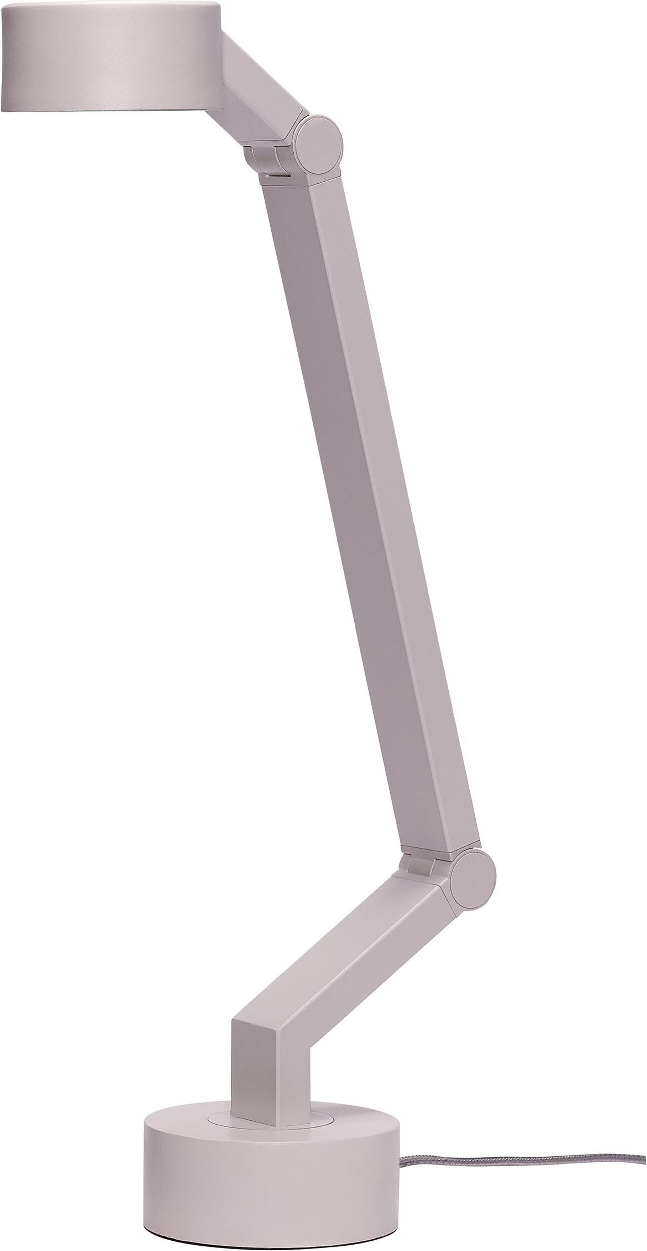 Lampa biurkowa Verve jasnoszara