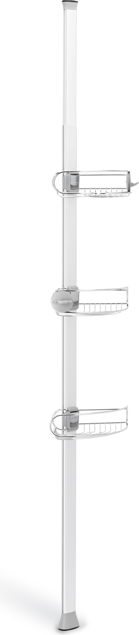 Półki prysznicowe Simplehuman 244 cm na stojaku regulowanym