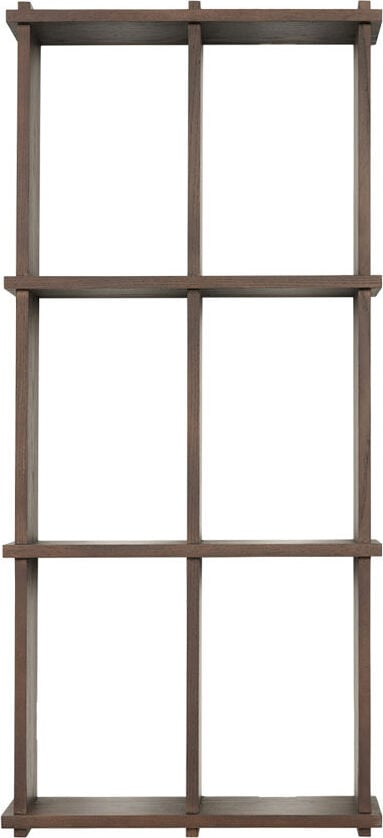 Półka ścienna Grid 89 cm ciemny jesion