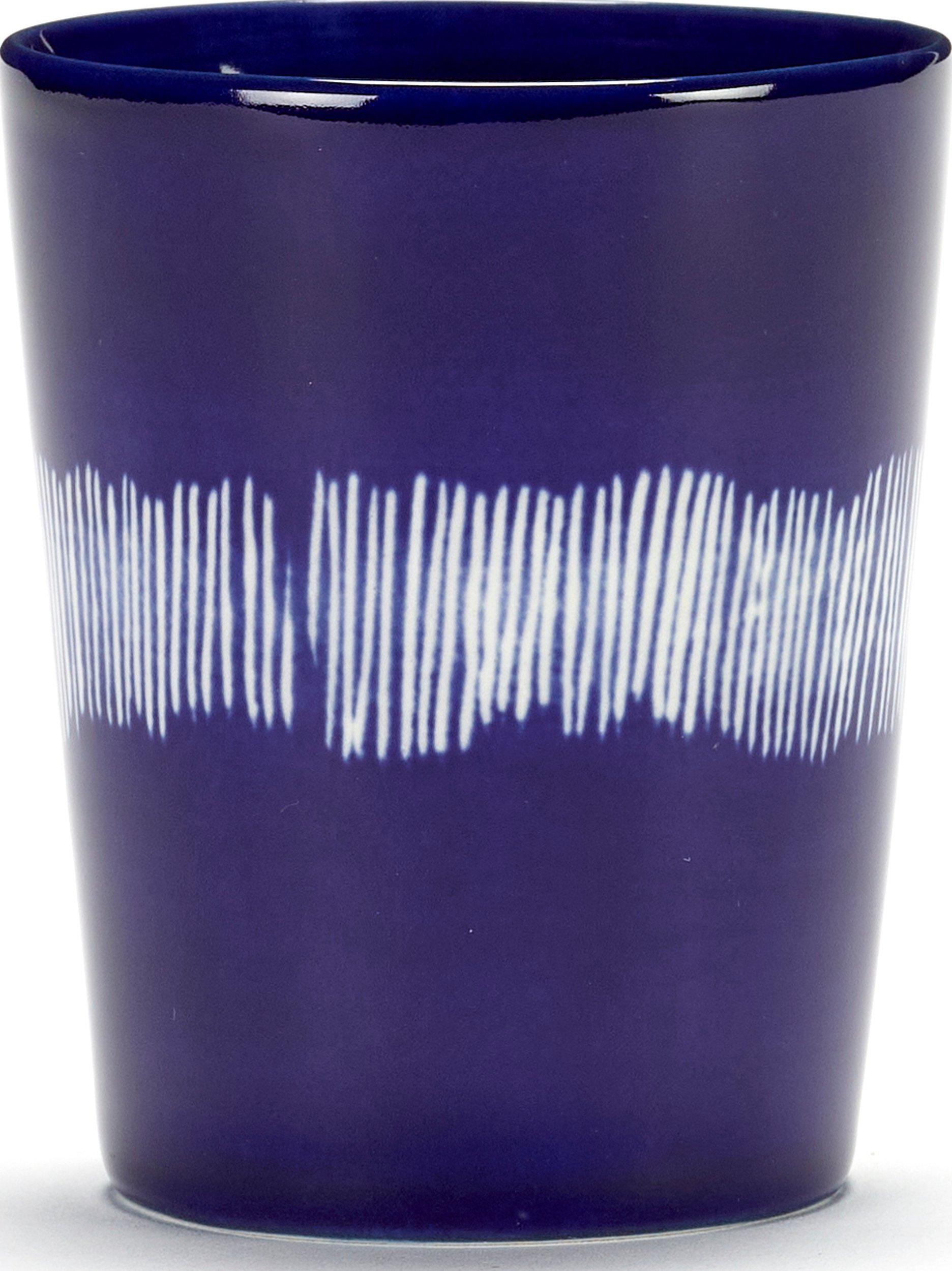 Kubek do herbaty Feast 330 ml niebiesko-biały