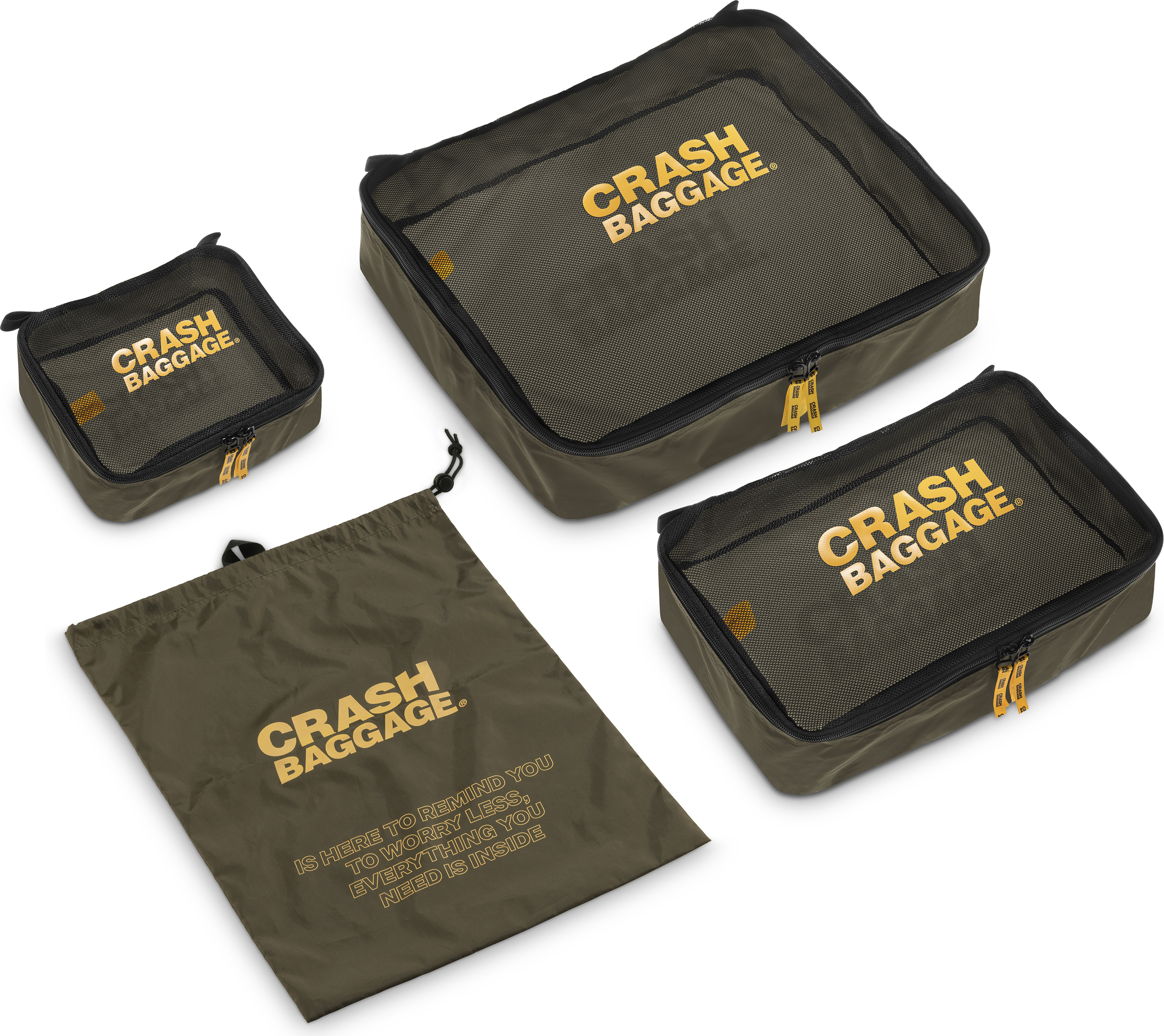 Pojemniki do przechowywania ubrań Easy Life zielone z workiem na buty 4 el.