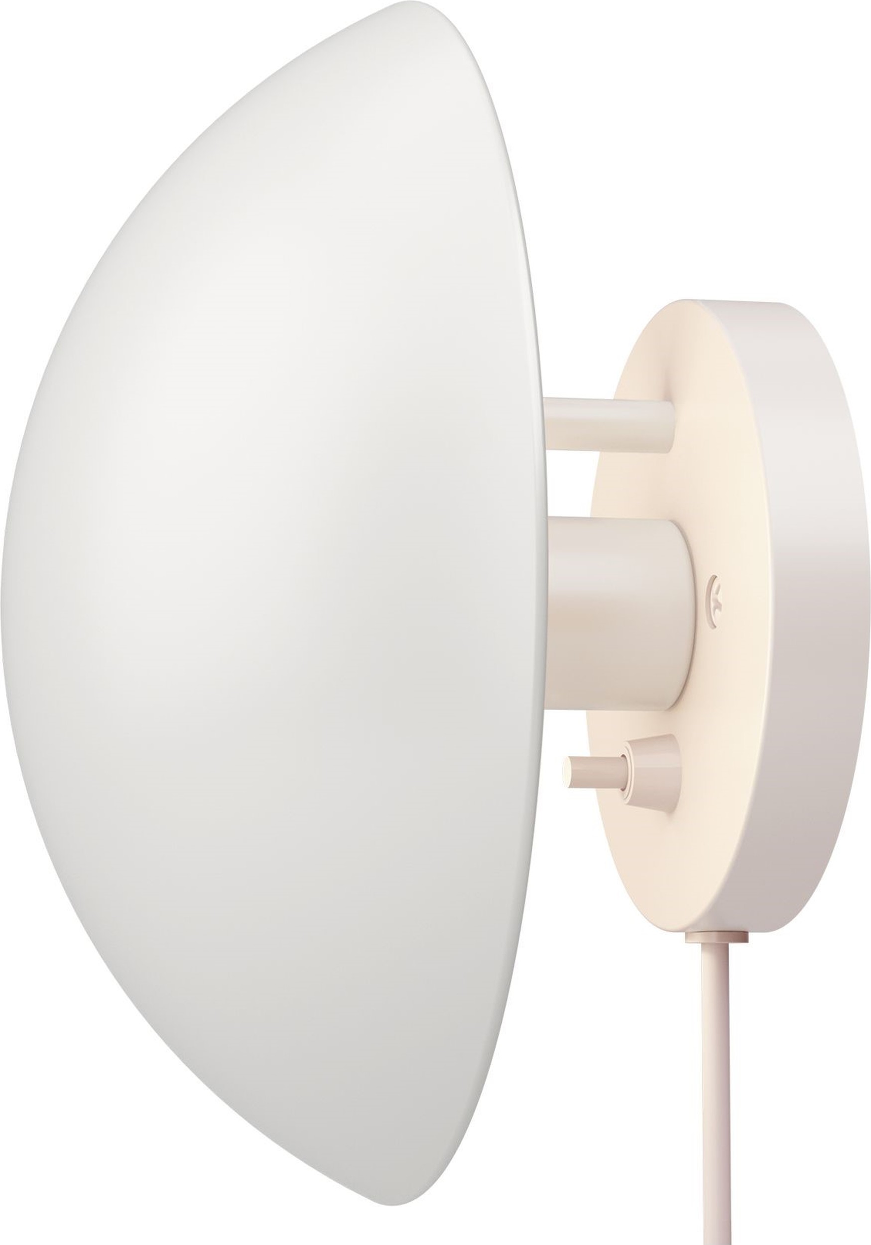 Kinkiet PH Hat z widocznym kablem i włącznikiem