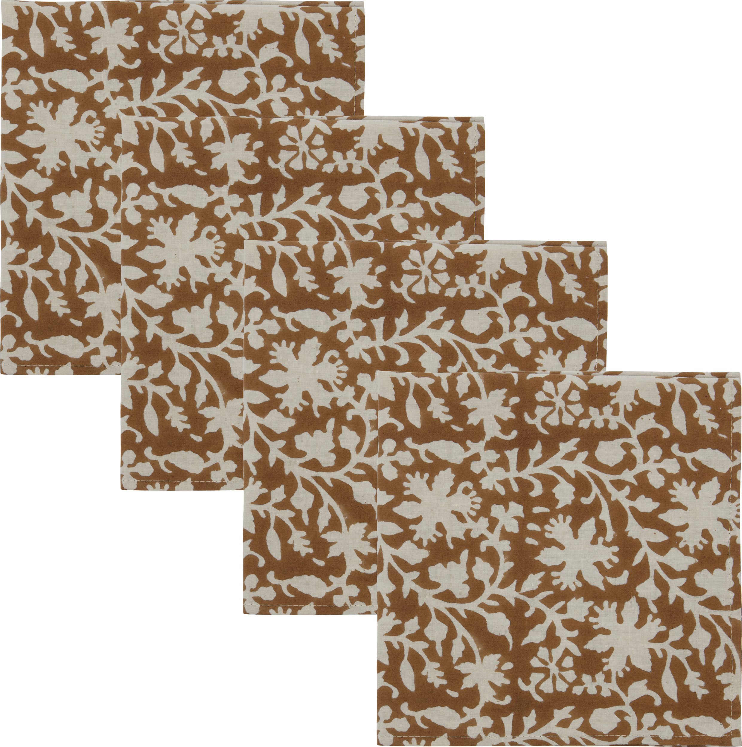 Serwetki materiałowe Join 40 cm brązowe 4 szt.