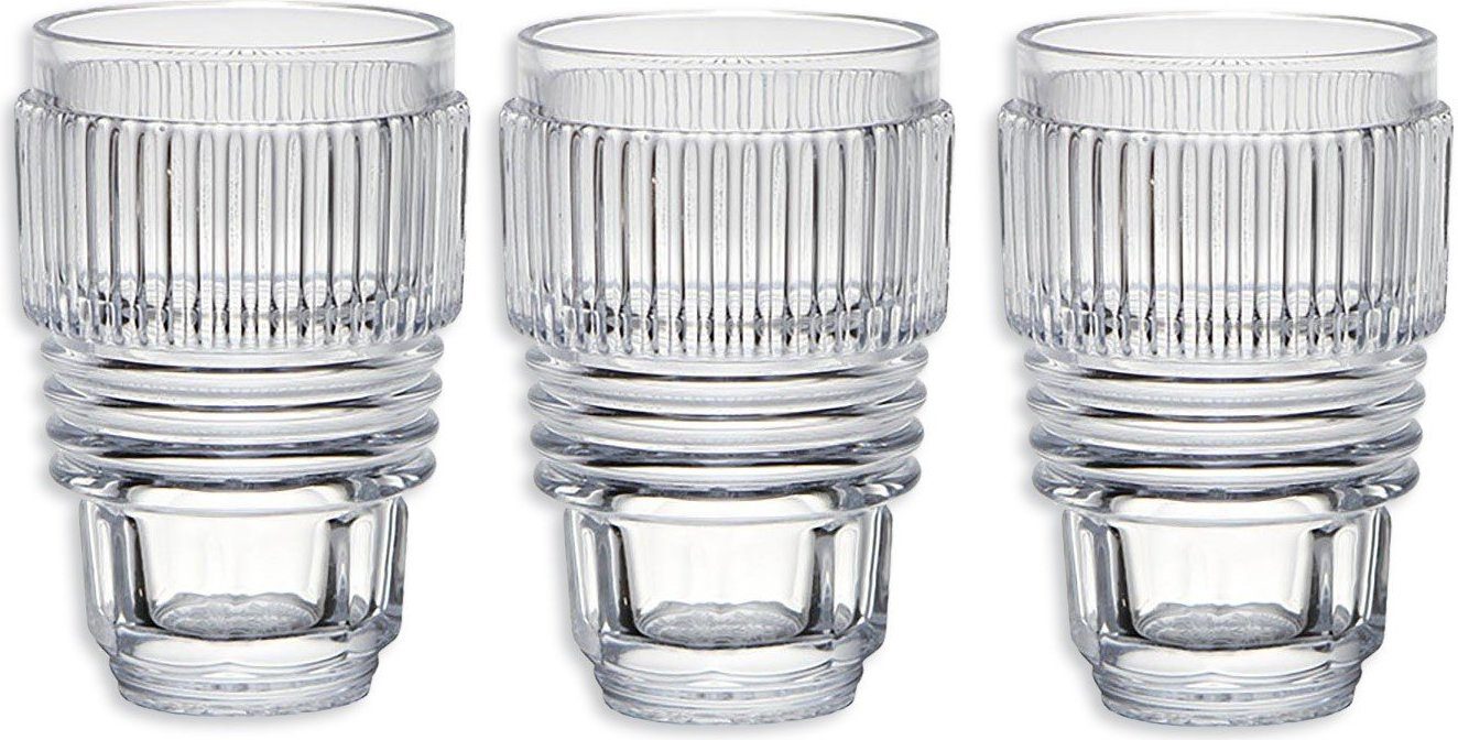 Szklanka Machine 3 szt. 13 cm