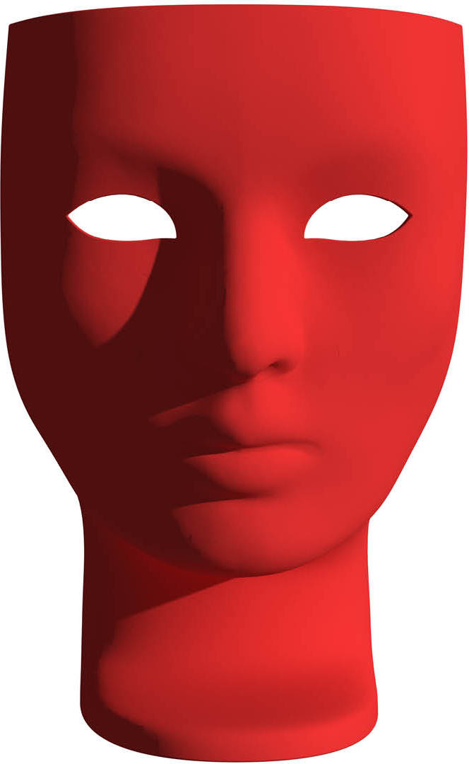 Fotel obrotowy Nemo czerwony