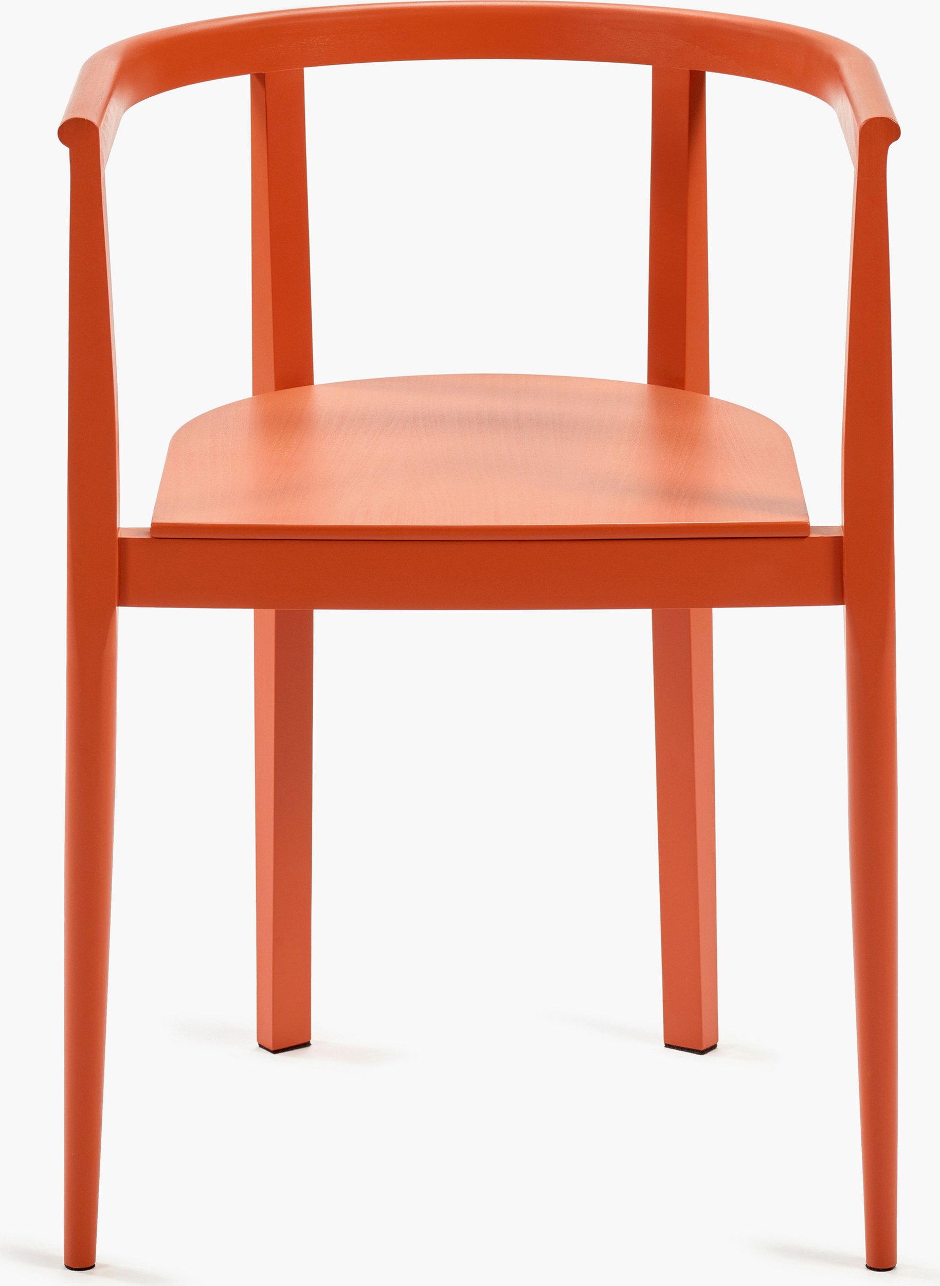 Krzesło Élé pomarańczowe drewno bukowe