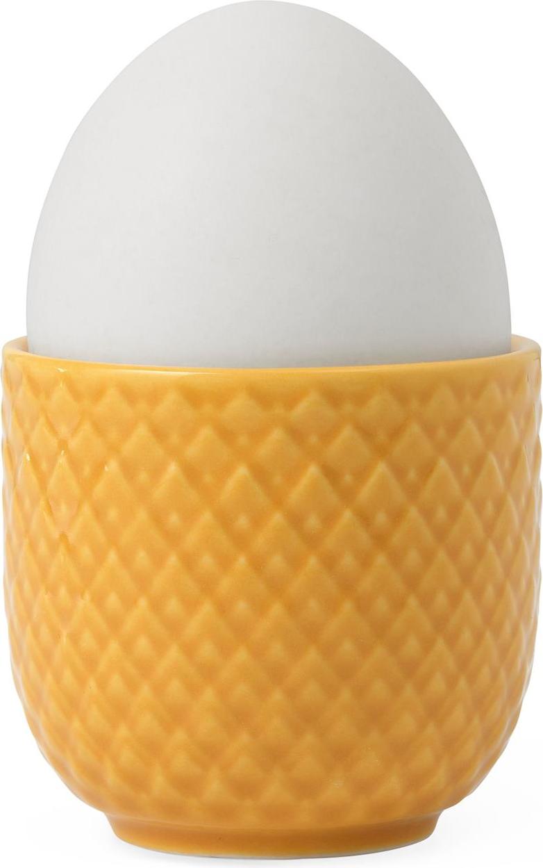 Kieliszek na jajko Rhombe żółty