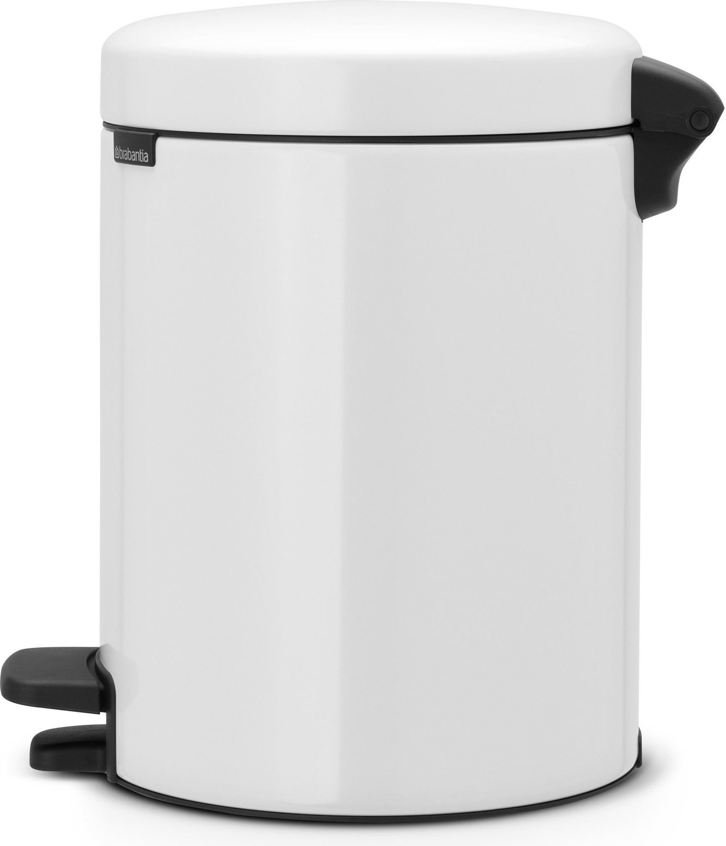 Kosz na śmieci pedałowy NewIcon 5l biały