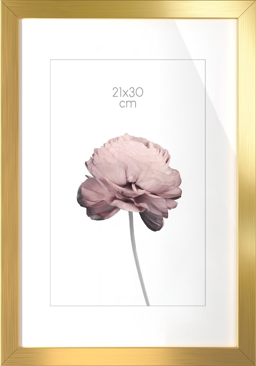 Ramka na zdjęcia Prague 21 x 30 cm złota lśniąca