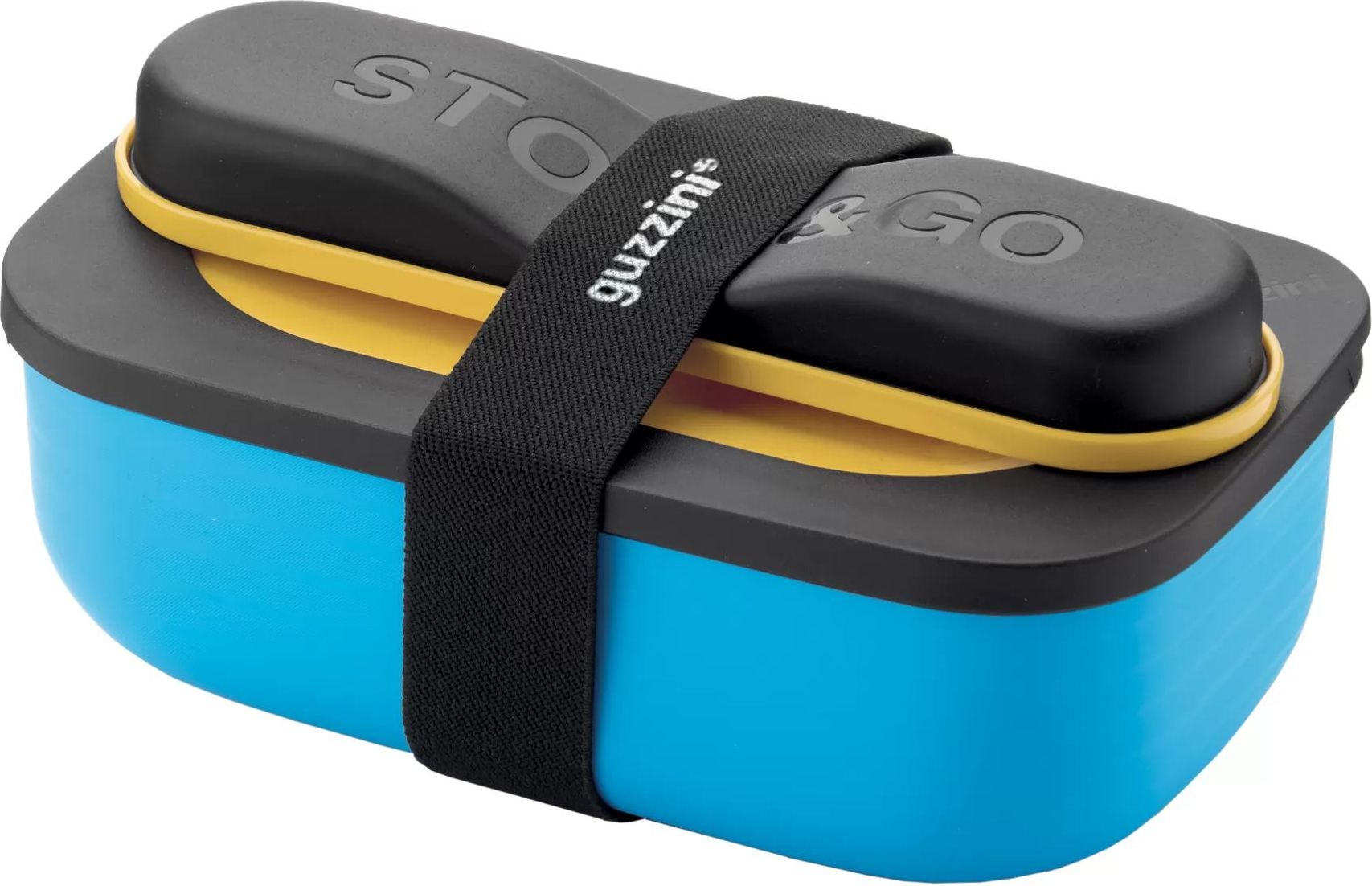 Lunchbox Store & Go 900 ml ochra ze sztućcami