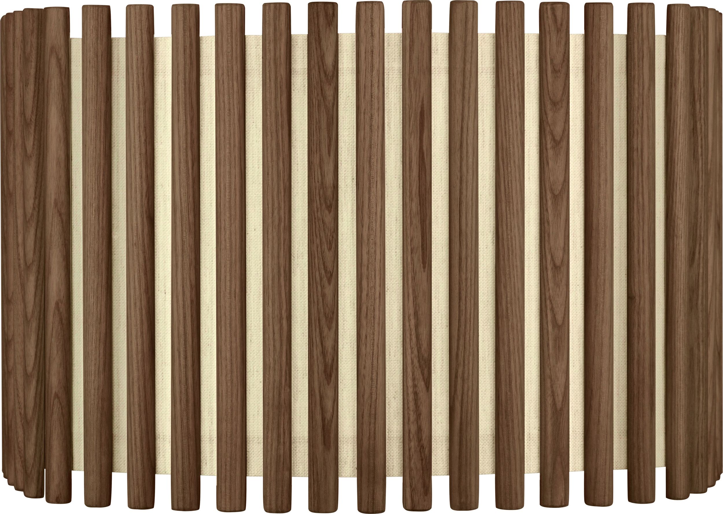 Lampa Komorebi kwadratowa 40,9 cm ciemny dąb