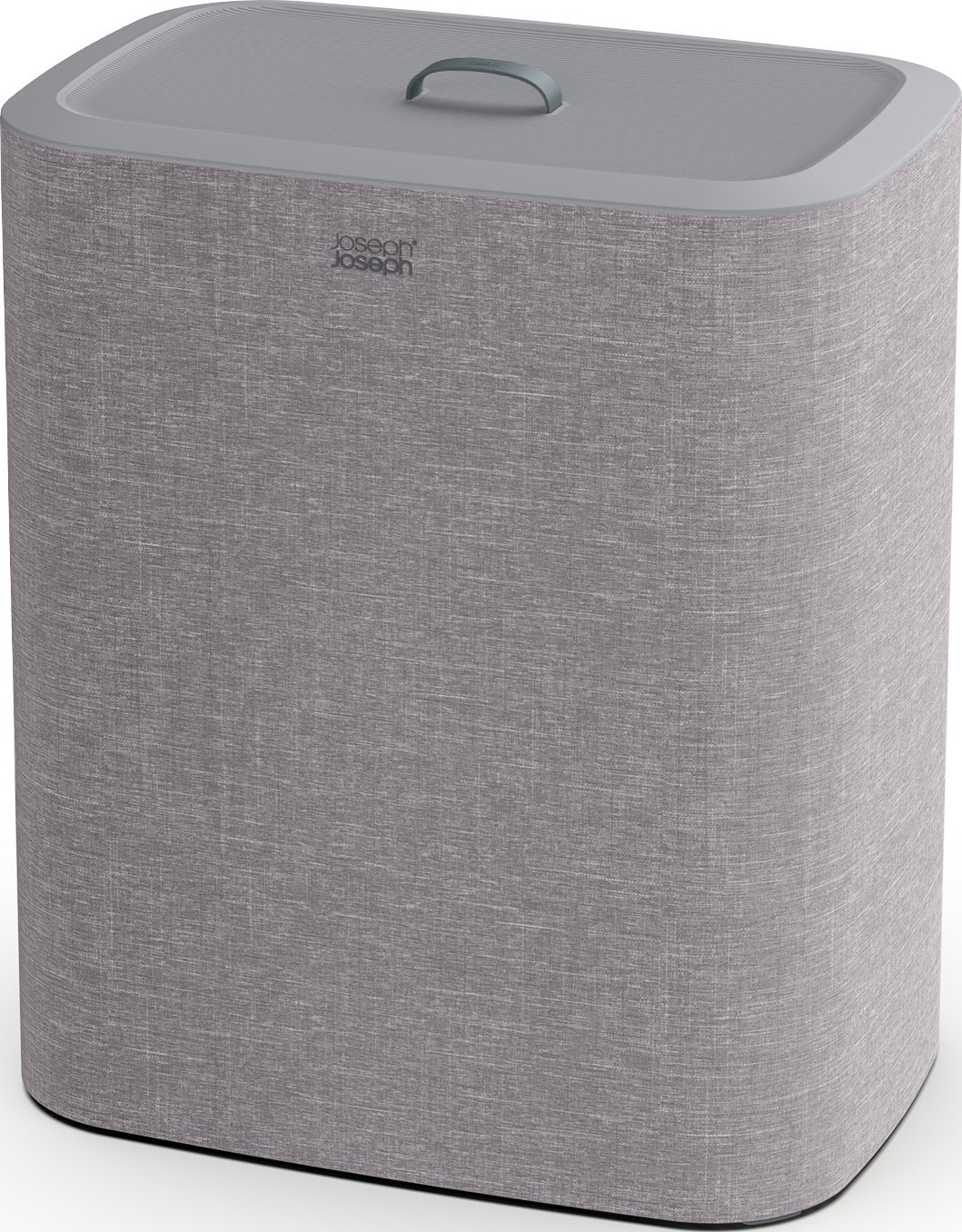 Kosz na pranie Tota trzykomorowy 90 l szary