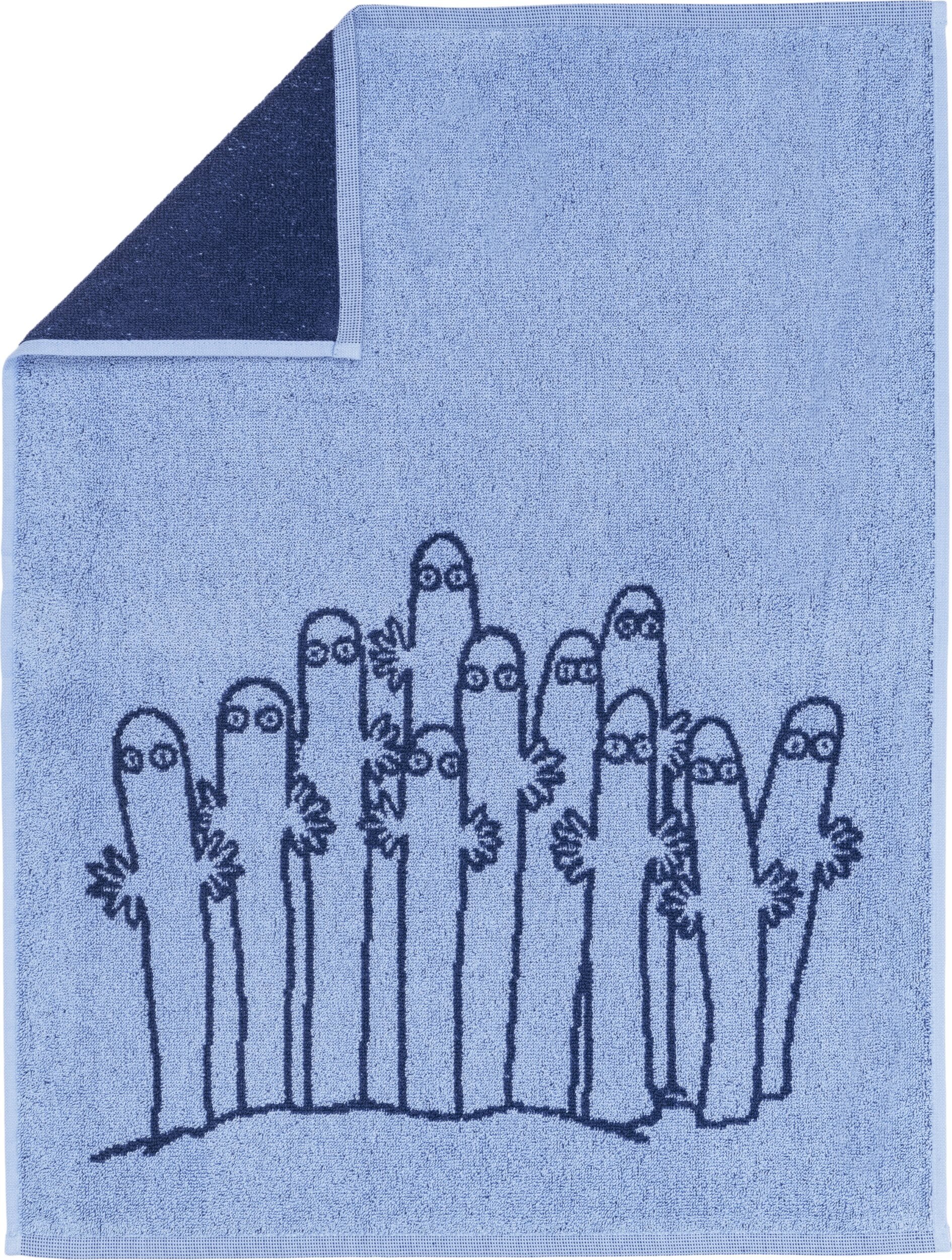 Ręcznik Arabia Finland Muminki Hatifnatowie 50 x 70 cm niebieski