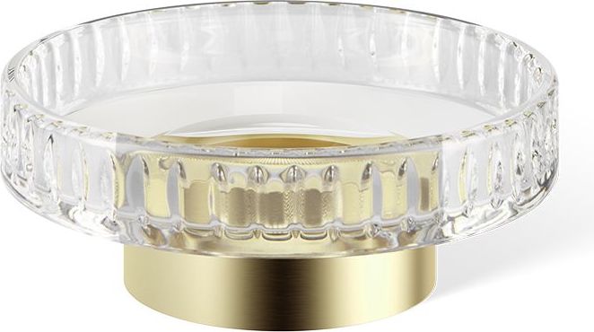 Mydelniczka Century karbowana złoty mat