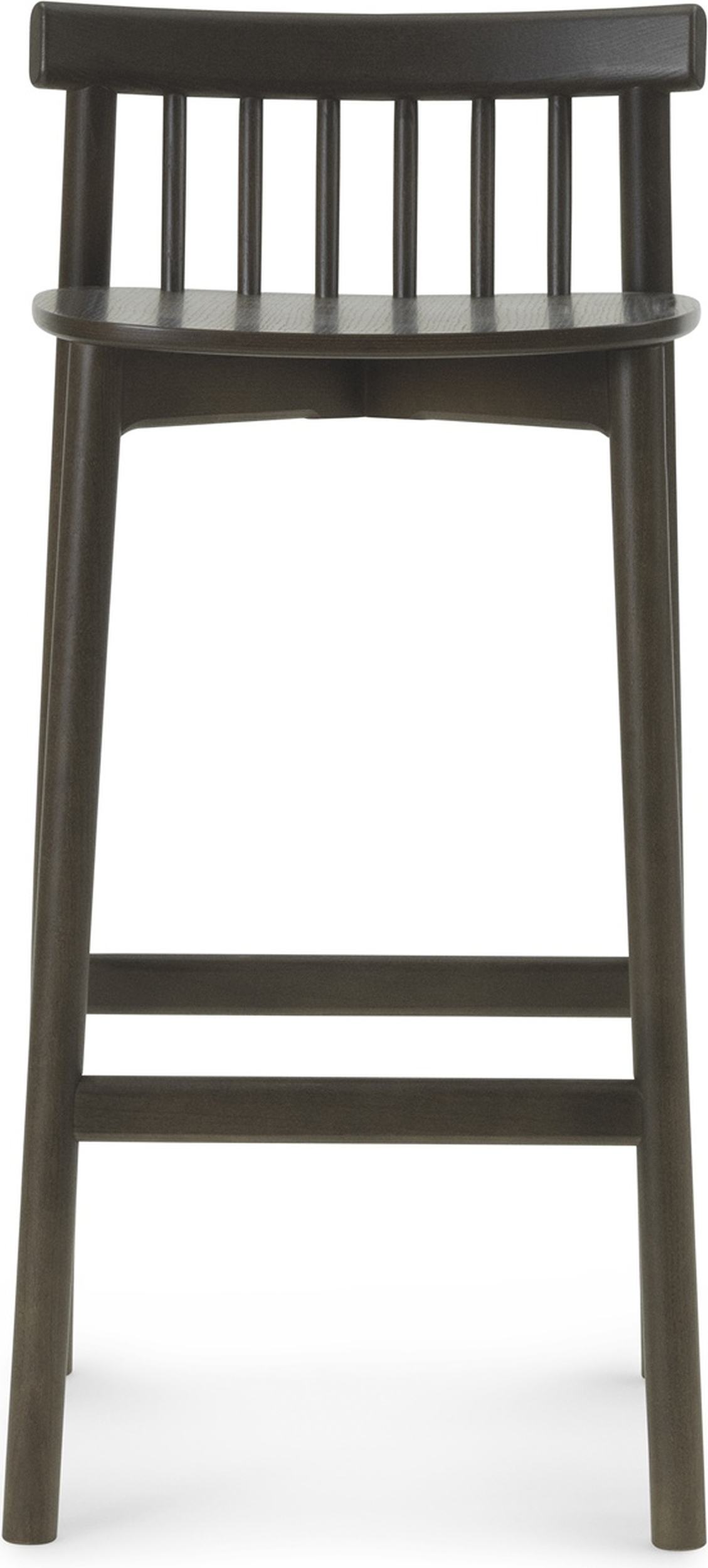 Krzesło barowe Pind 75 cm ciemny jesion