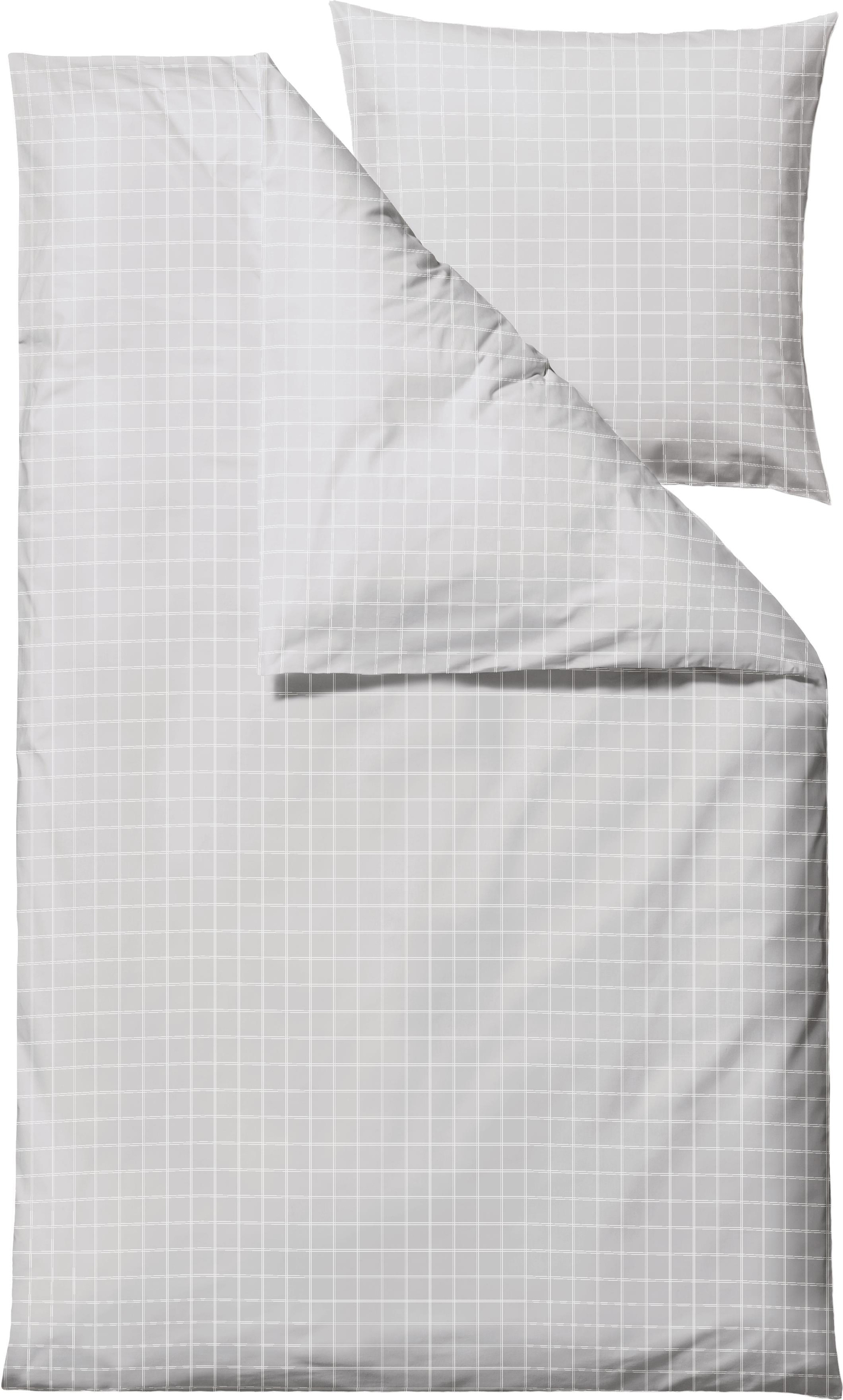 Pościel Clear 155 x 220 cm biała z poszewką na poduszkę 80 x 80 cm