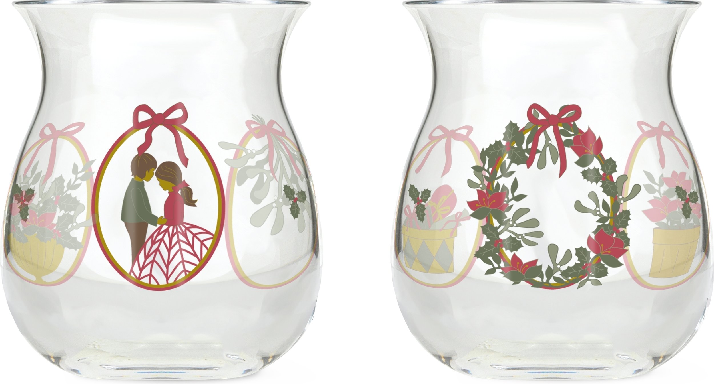 Świeczniki na tealighty Holmegaard Christmas 2025 2 szt.