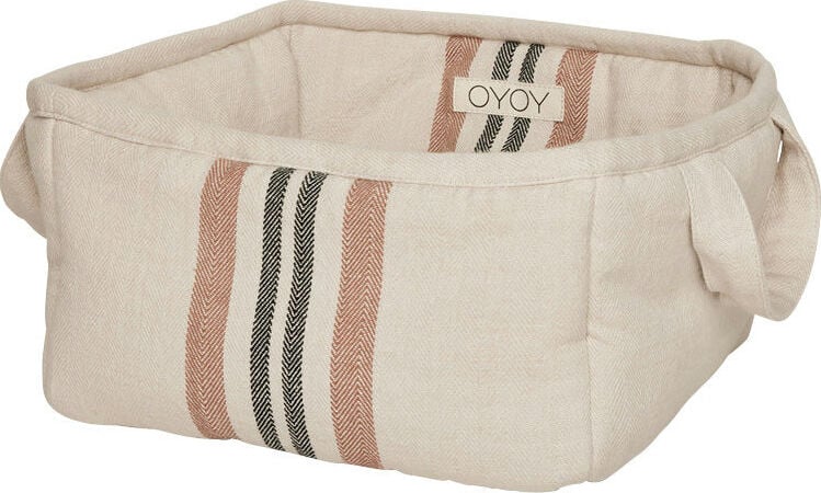 Kosz na pieczywo Linu 24 cm beżowo-brązowy