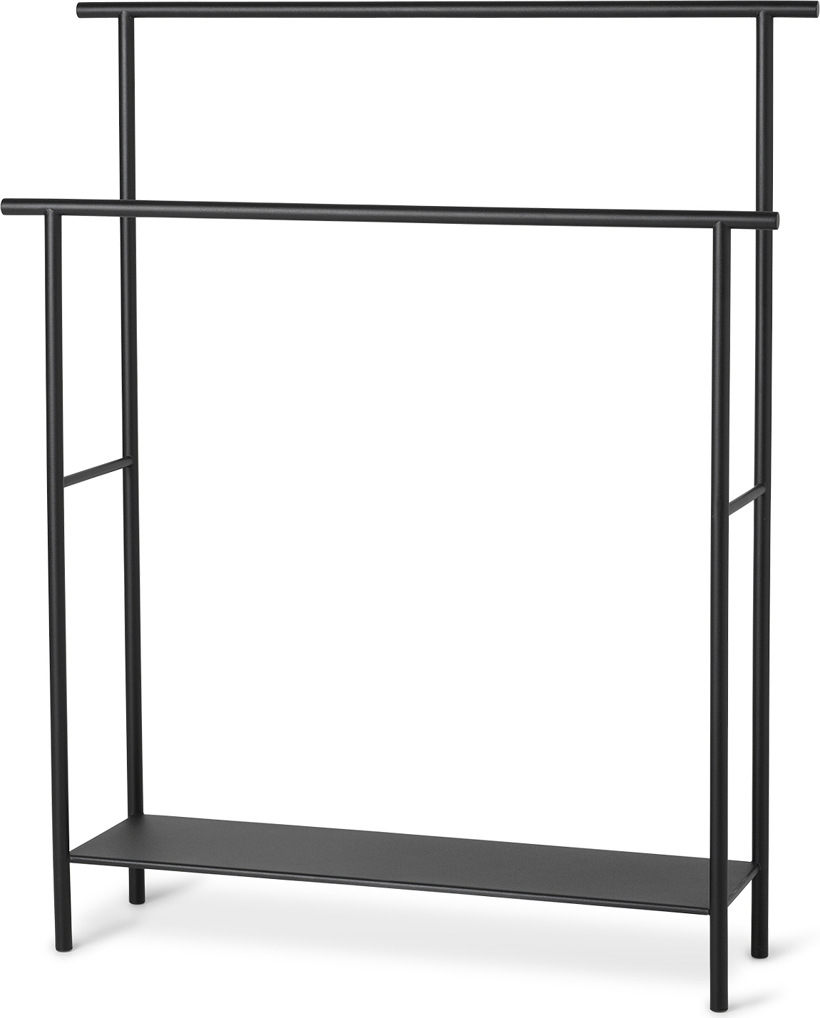 Wieszak na ręczniki Dora czarny