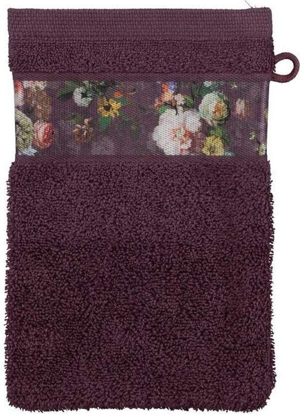 Rękawica kąpielowa Fleur śliwkowa