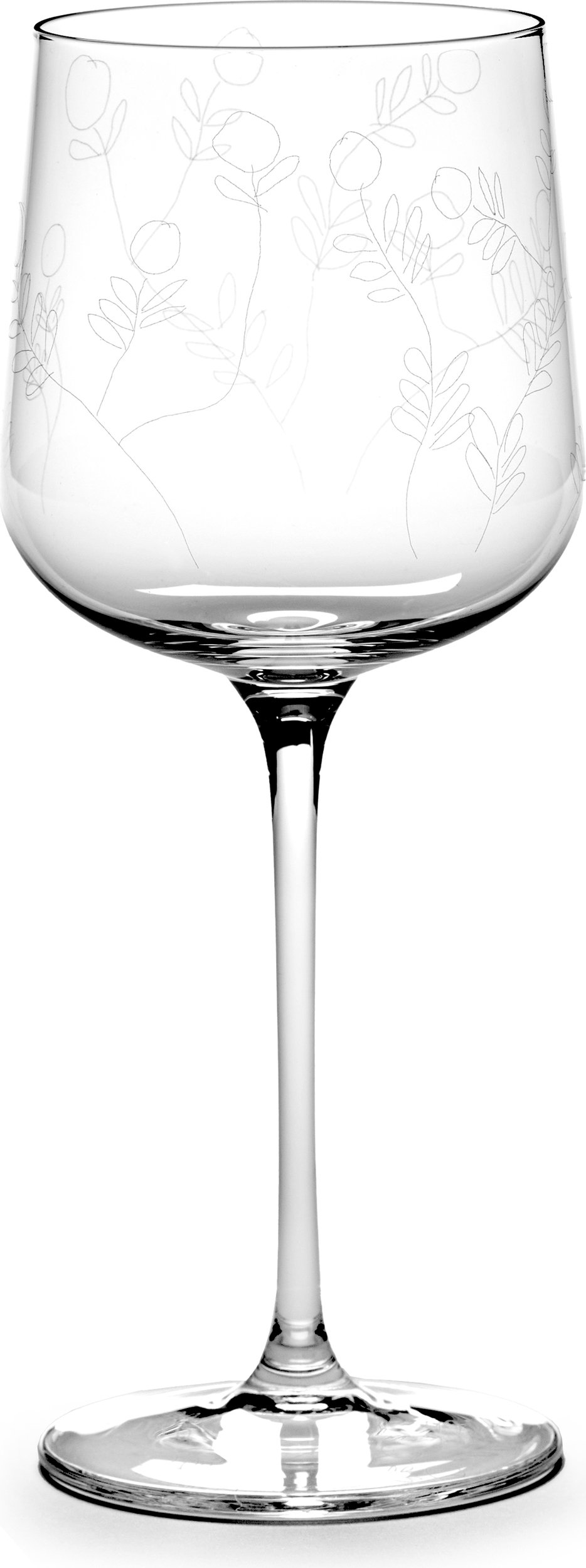 Kieliszek do wina białego Midnight Flowers 400 ml