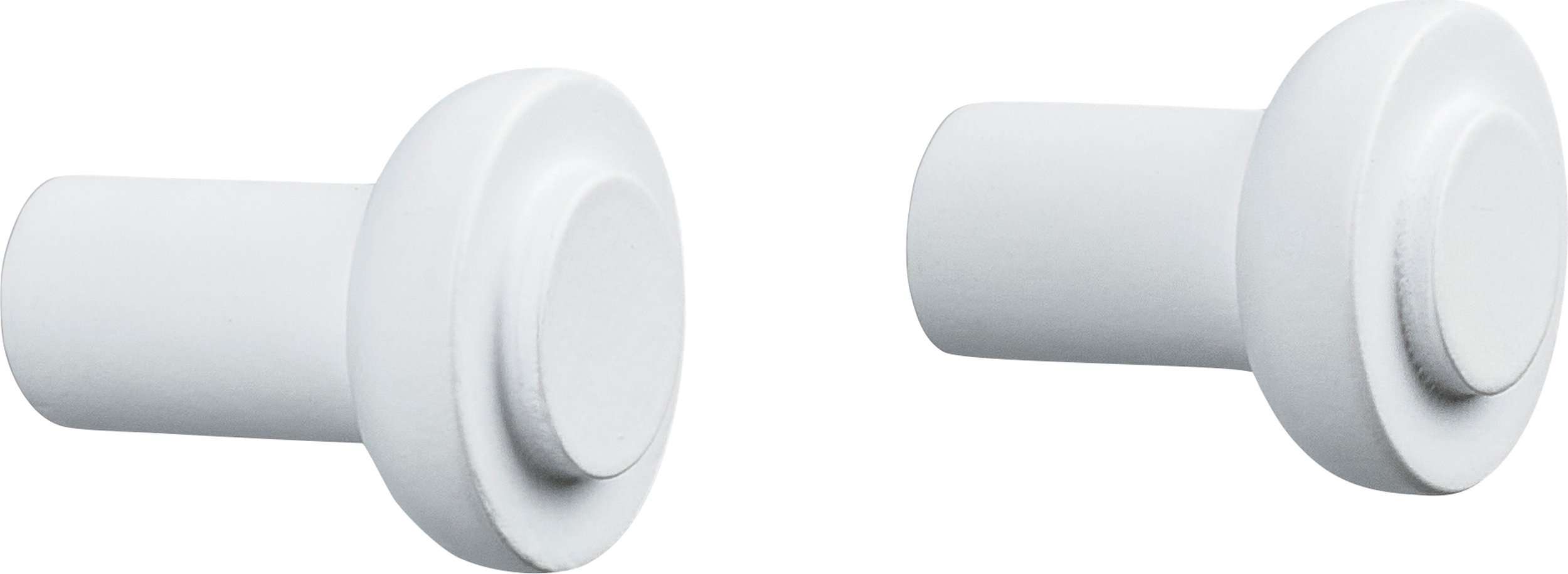 Haczyki ścienne Sensu 3 x 2,5 cm białe 2 szt.