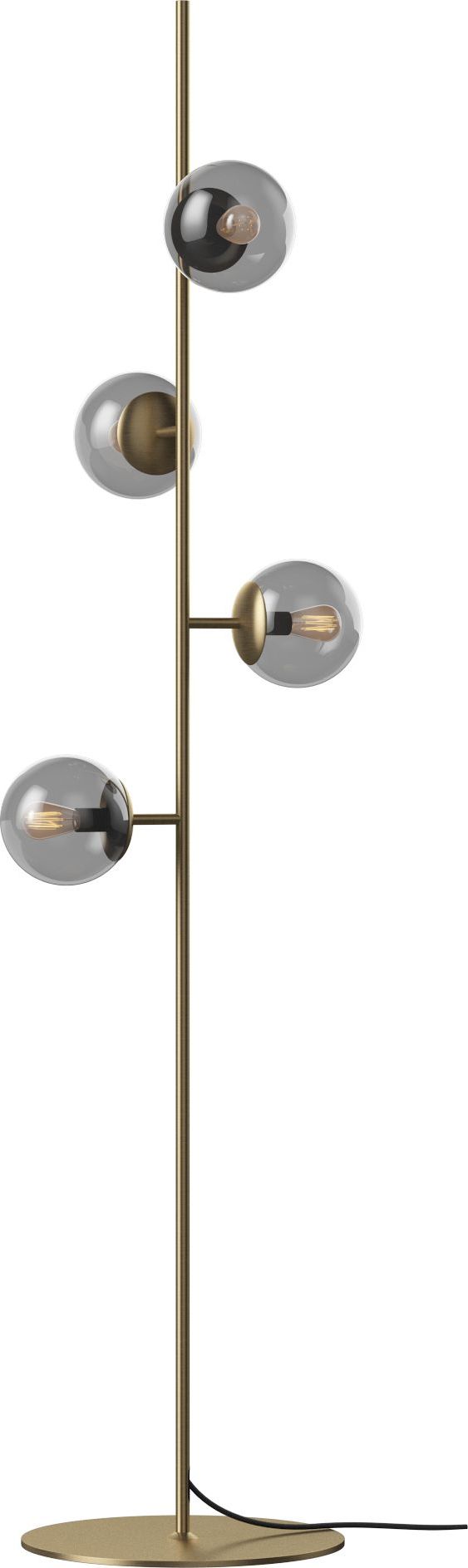 Lampa podłogowa Orb mosiądz