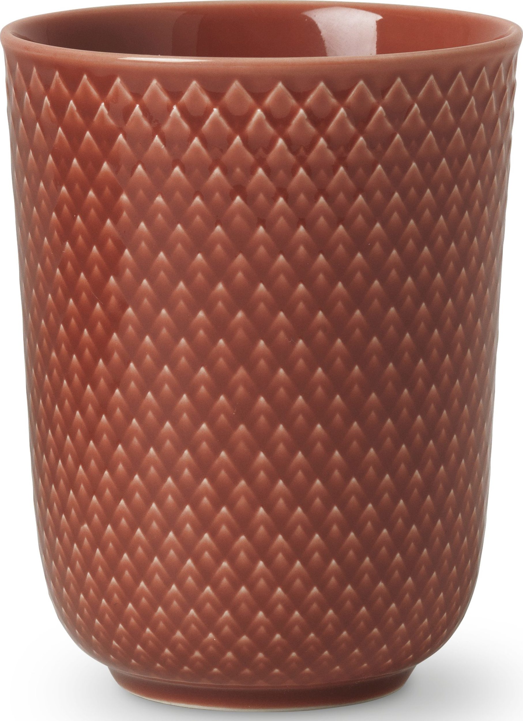 Kubek Rhombe terakota