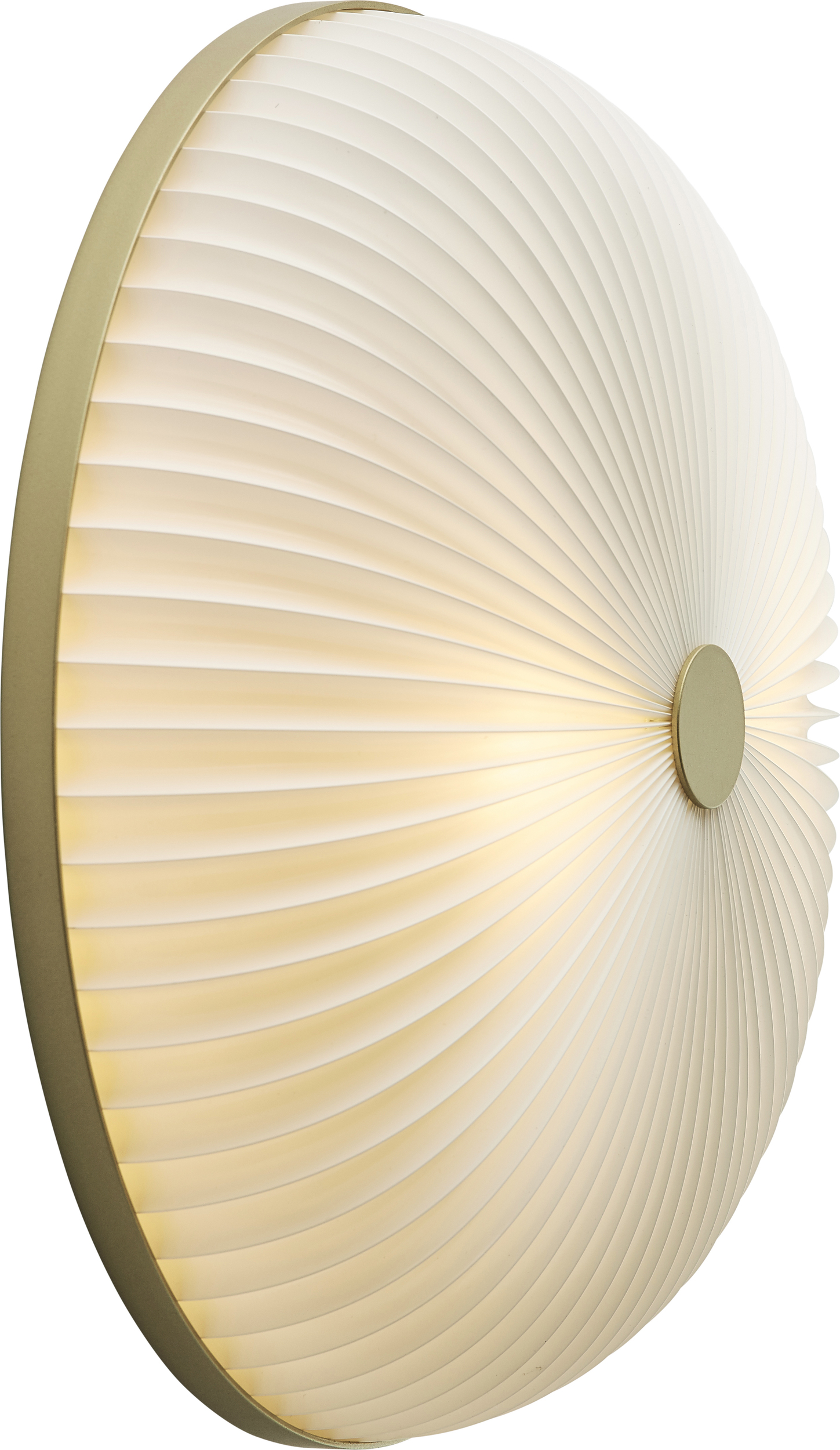 Plafon Lamella 35 cm złoty