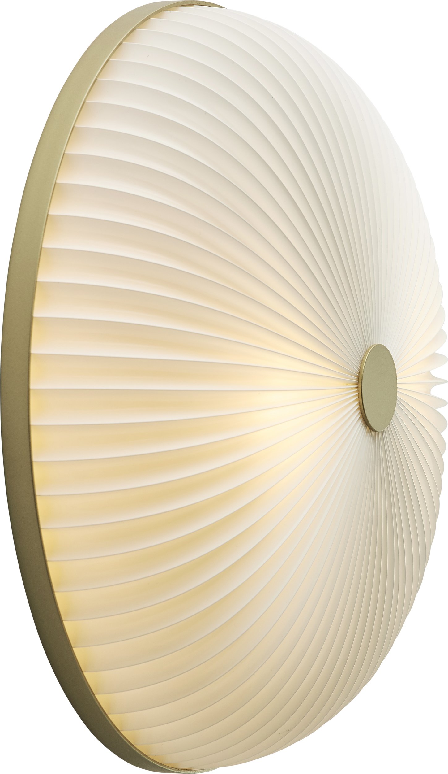 Plafon Lamella 35 cm złoty