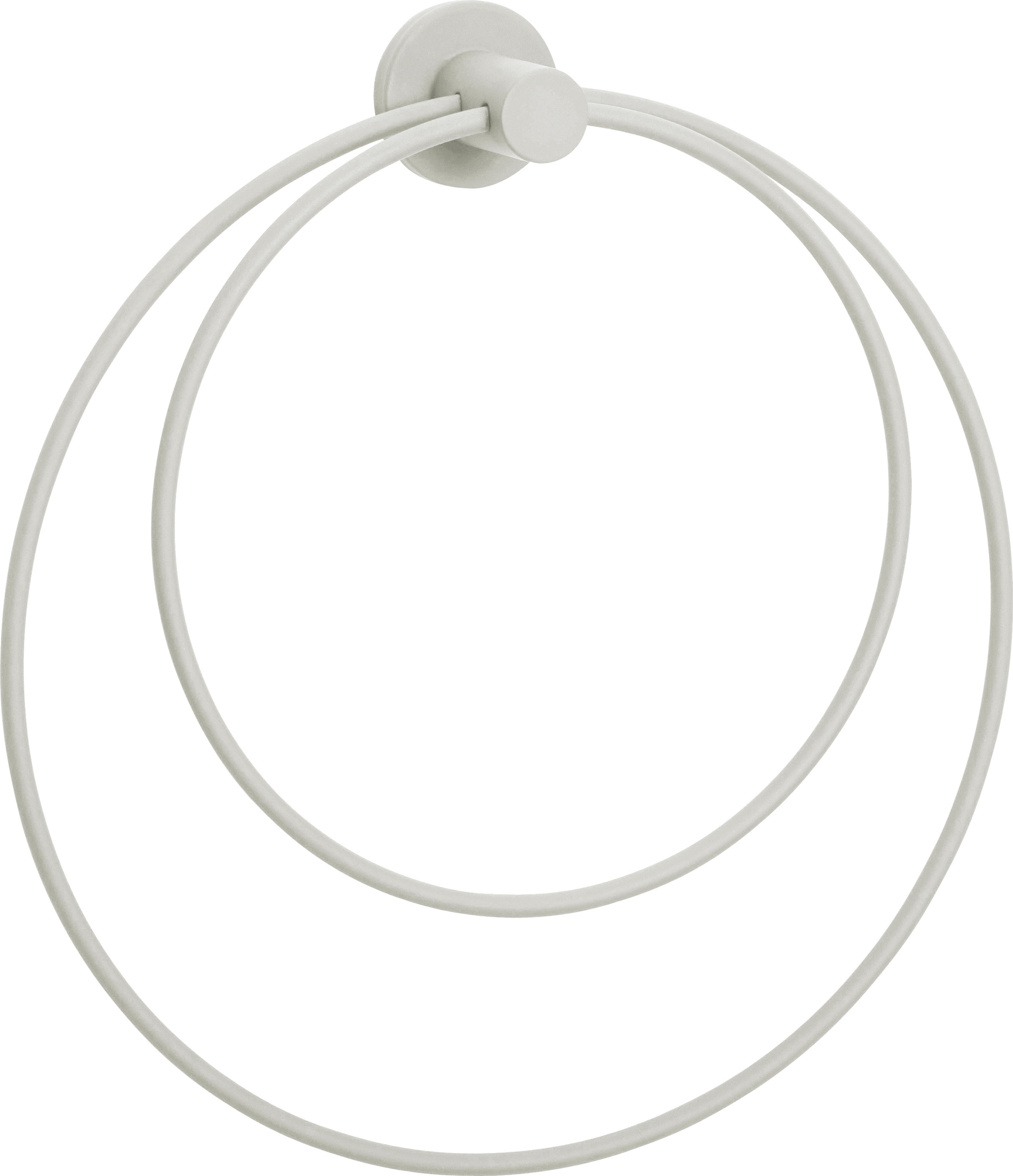 Wieszak na ręczniki Hübsch okrągły szary