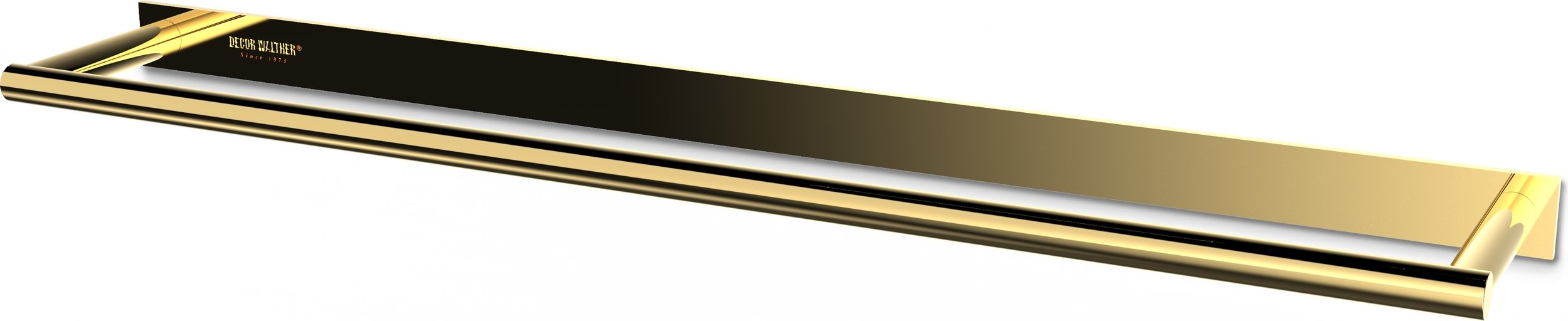 Wieszak reling na ręczniki Mikado Frame 46 cm złoty