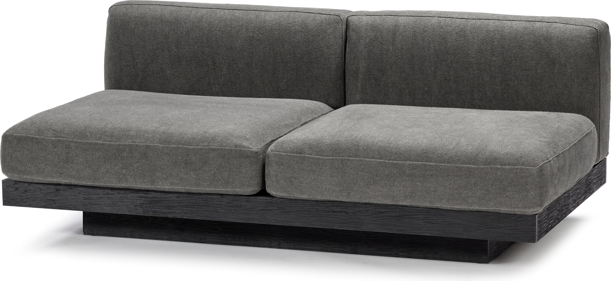 Sofa dwuosobowa Rudolph 186 cm ciemnoszara