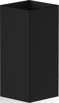 Kubek na szczoteczki do zębów Corner czarny mat