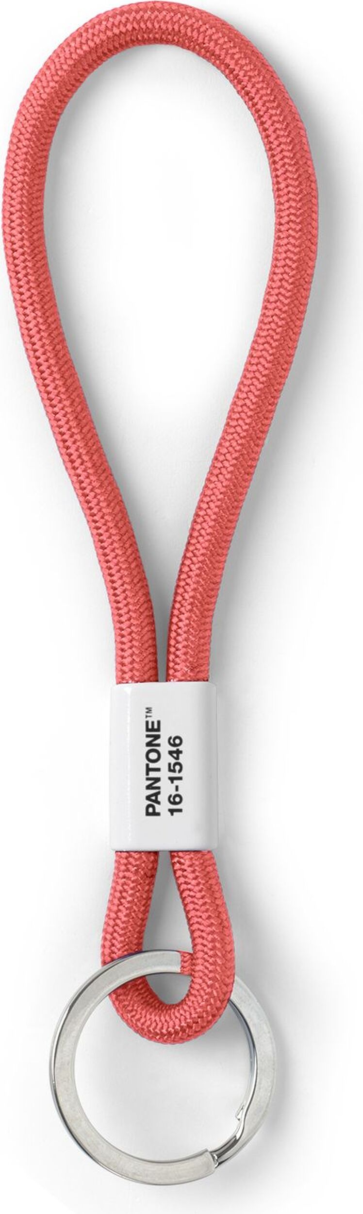 Smycz do kluczy Pantone krótka koralowa