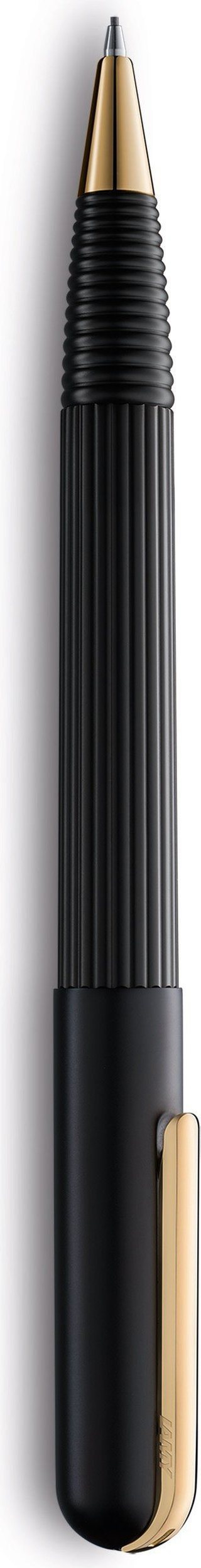Ołówek mechaniczny Imporium czarny mat złoty polerowany klips