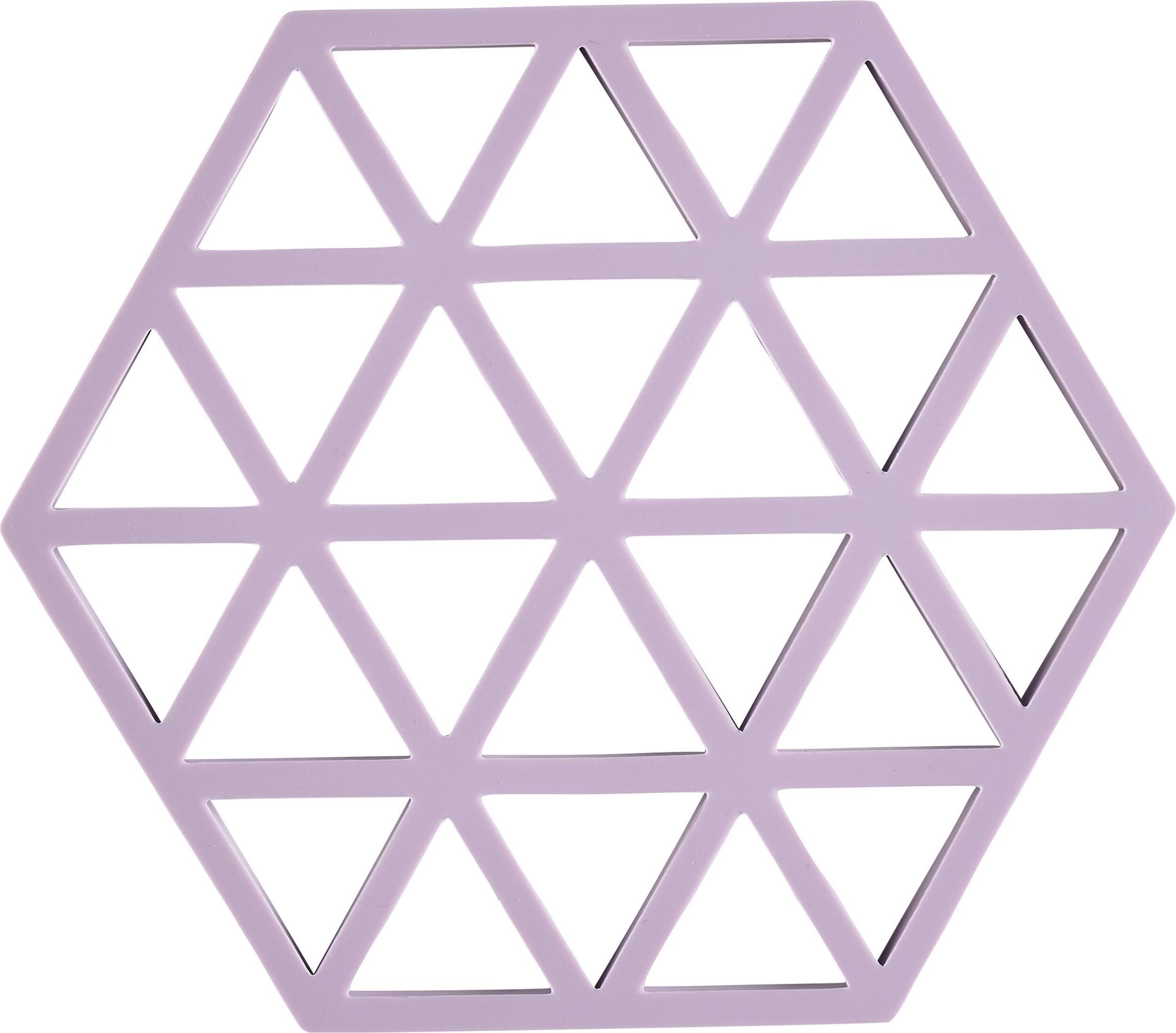 Podstawka pod gorące naczynia Triangles jasnofioletowa