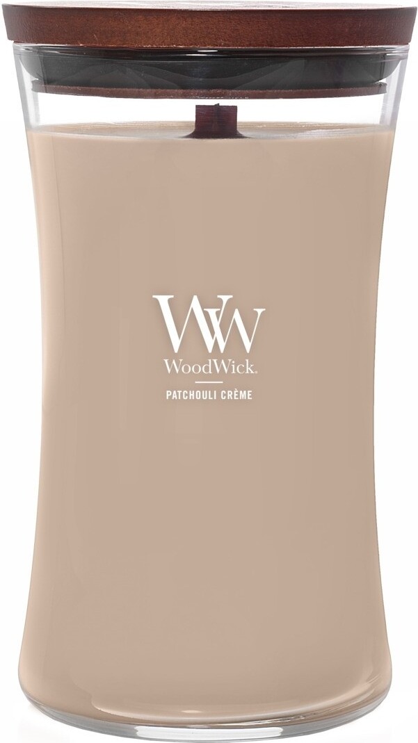 Świeca Core WoodWick Patchouli Creme duża
