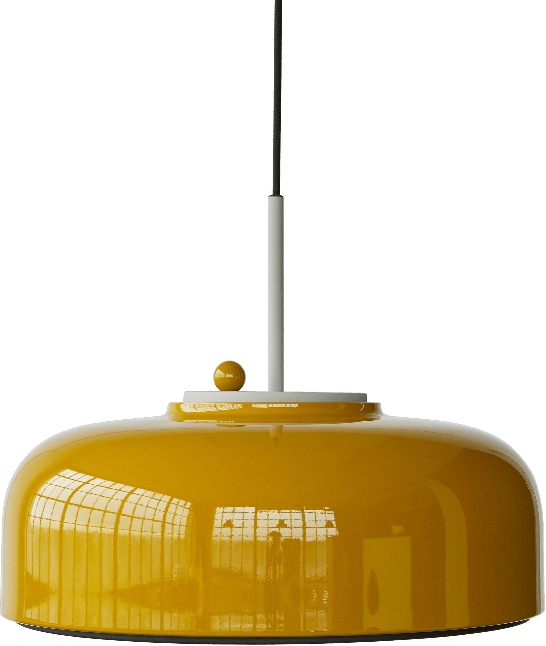 Lampa wisząca Podgy żółta