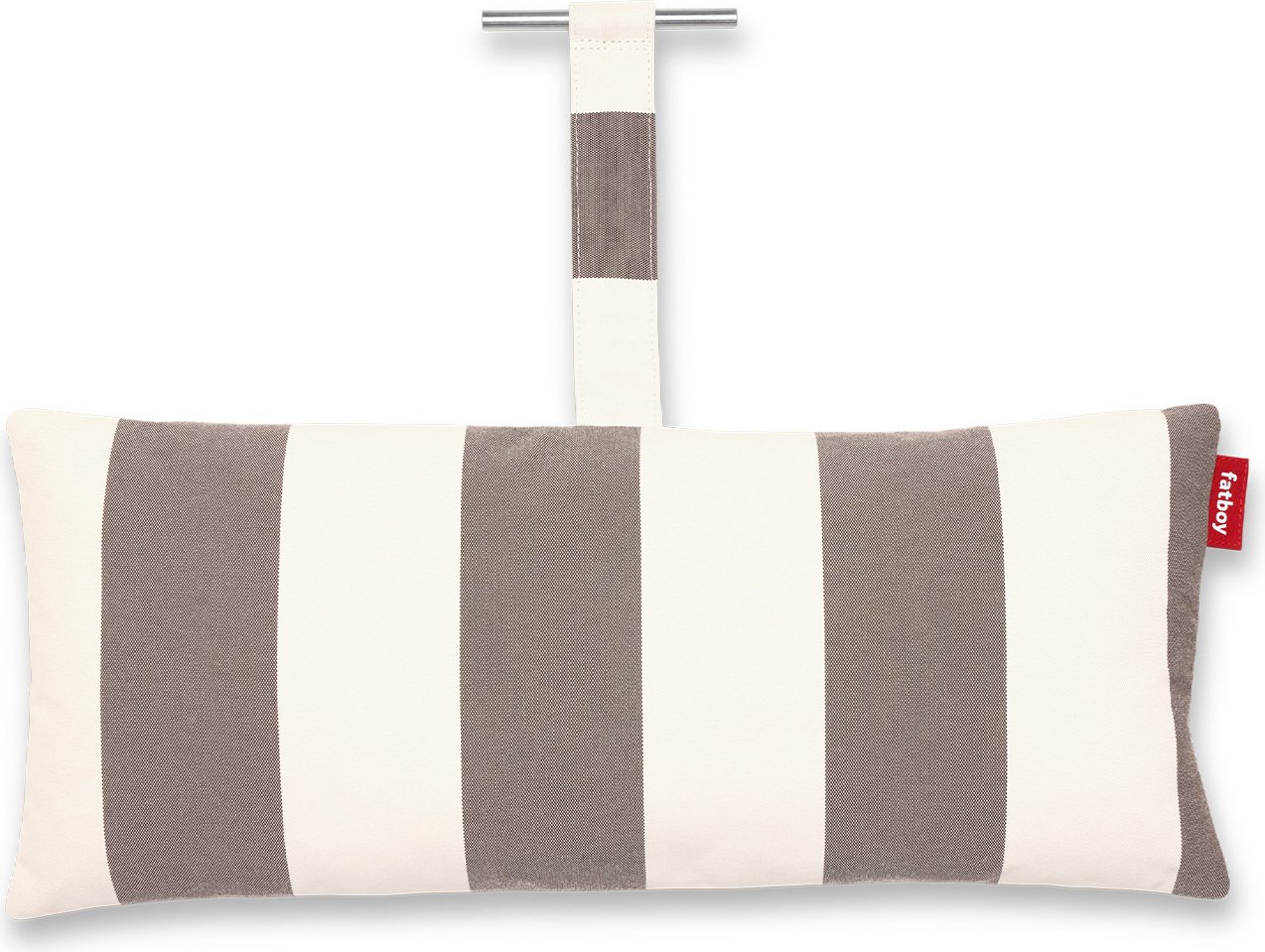 Poduszka do hamaka Headdemock Superb w paski brązowo-beżowa