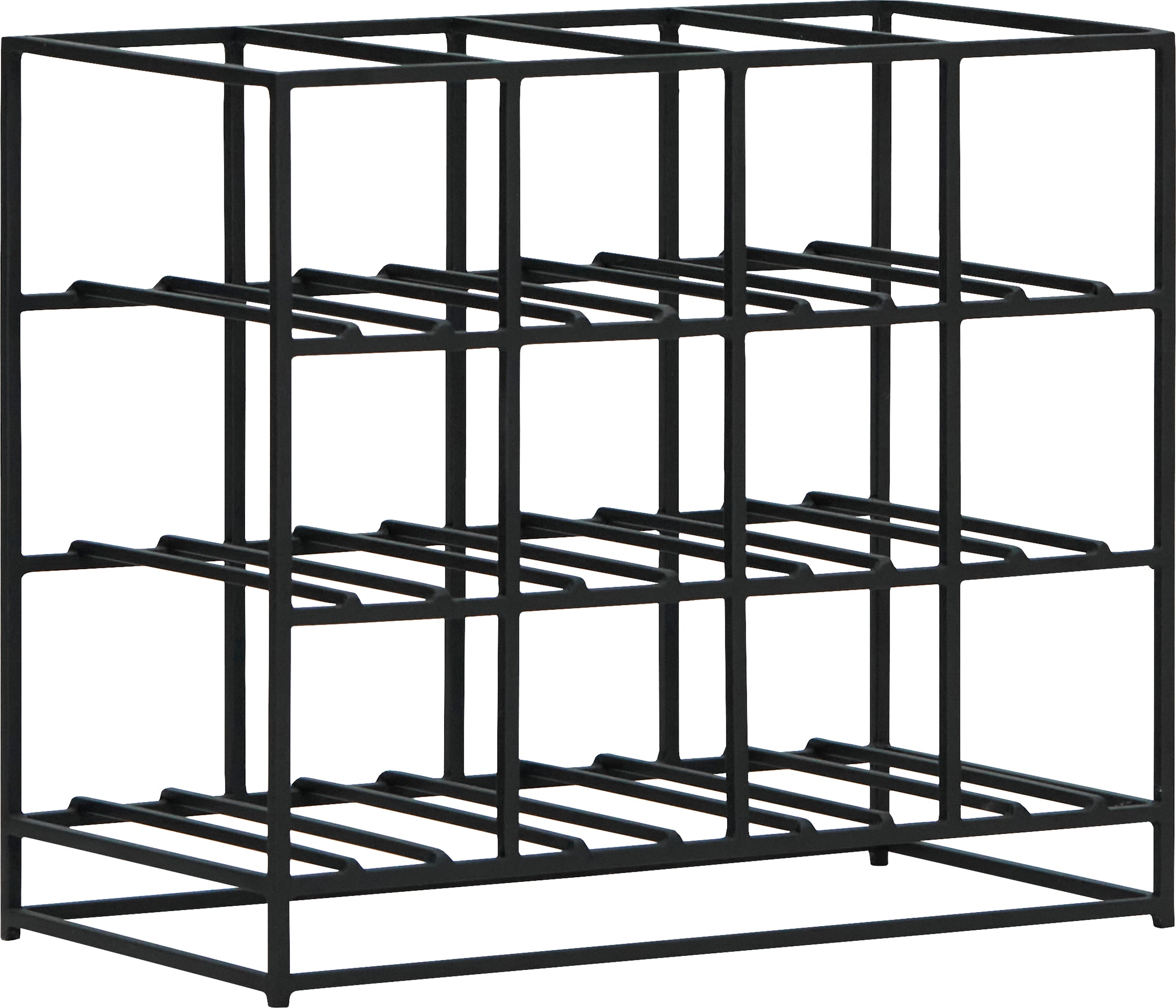 Stojak na wino House Doctor 35 x 41 cm czarny