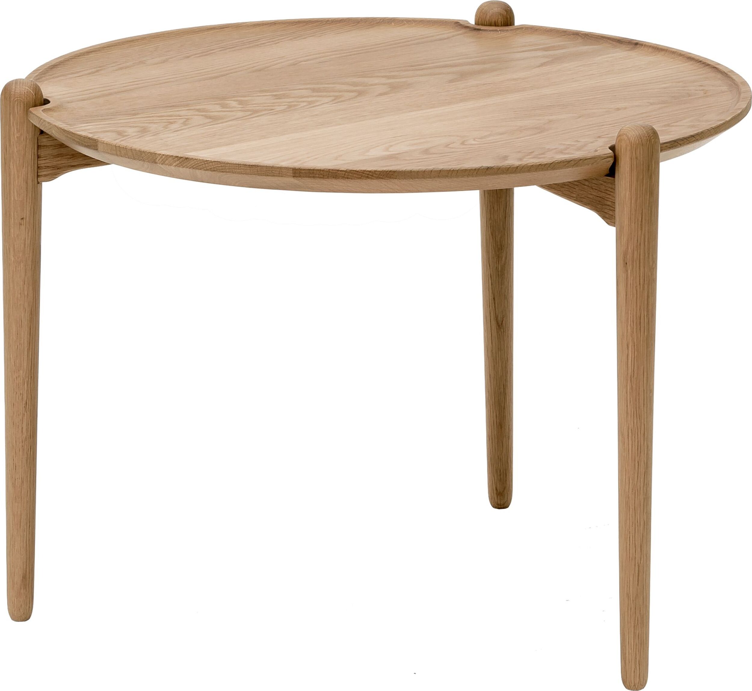 Stolik kawowy Aria okrągły 46 cm dąb