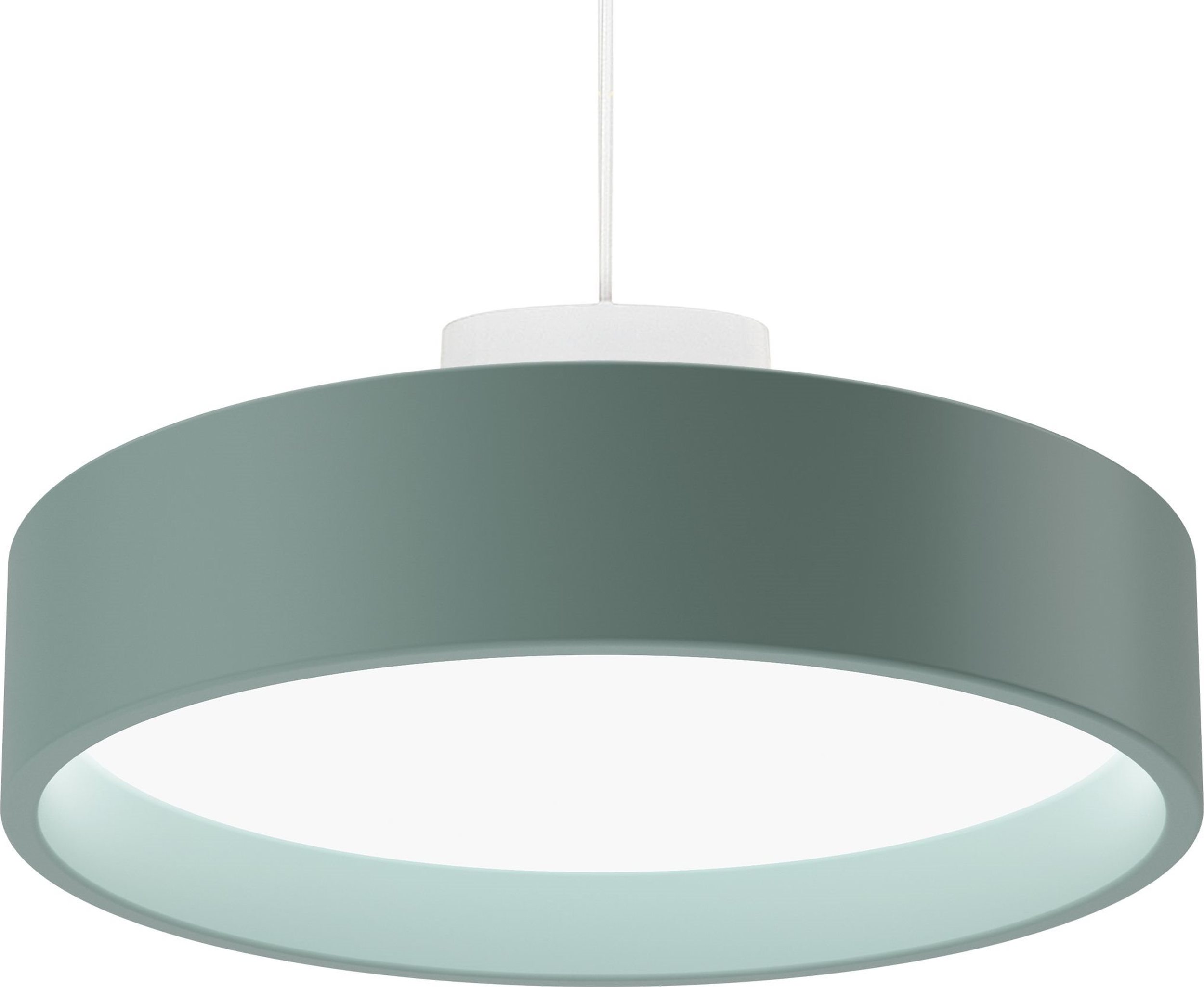 Lampa wisząca Circle Suspended LED 3000K 45,6 cm zgaszona zieleń