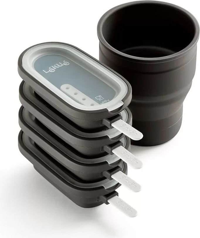 Foremki do lodów Classic Creamy z pojemnikiem do polewy 5 el.