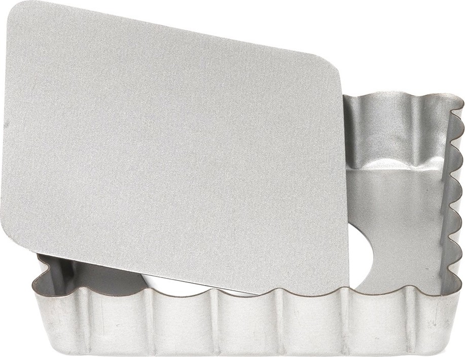 Forma do quiche Silver-Top prostokątna 10 cm
