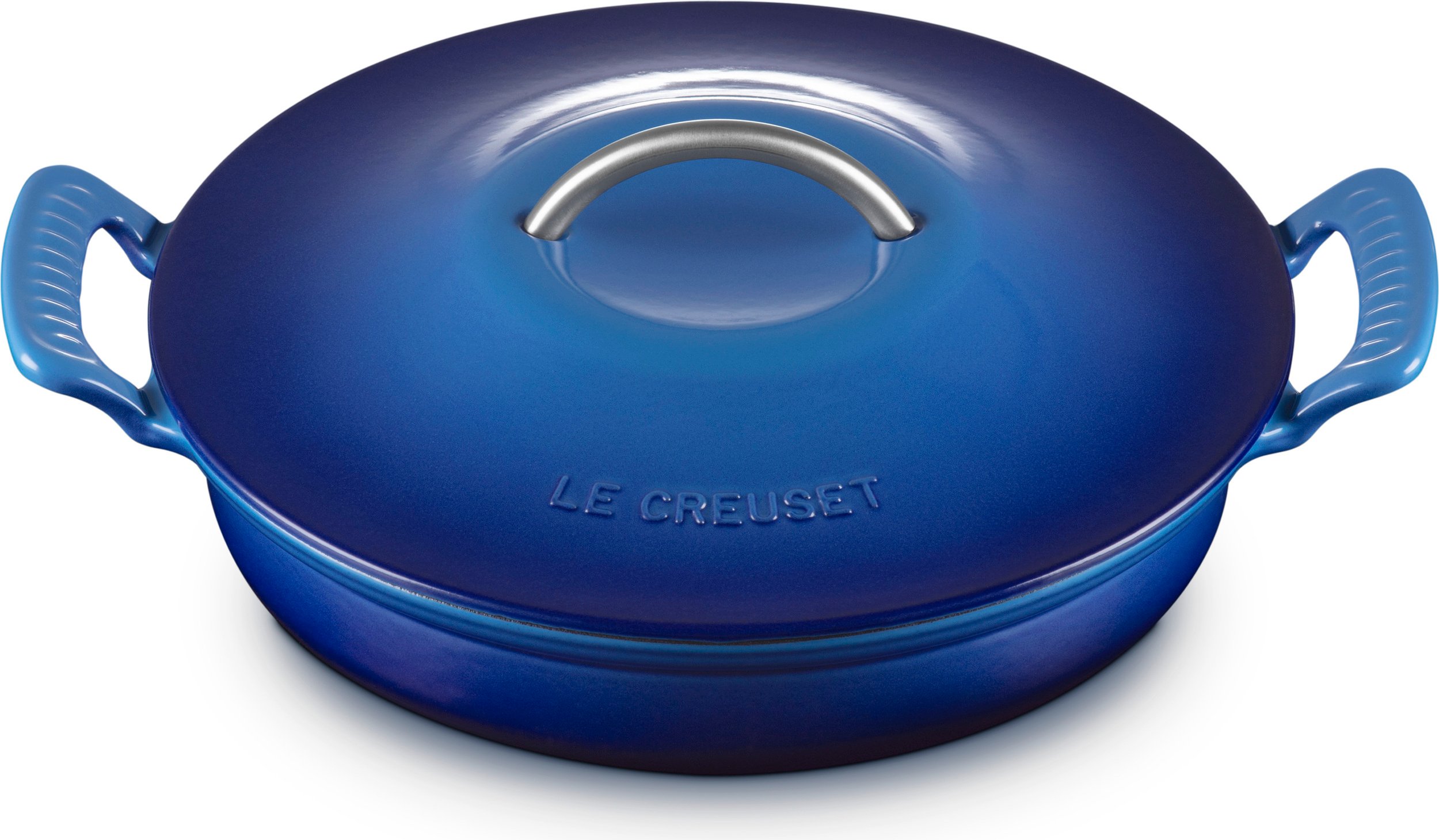 Garnek Modern Heritage Gourmet niski 28 cm głęboki błękit